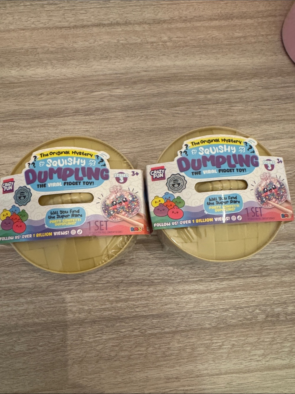 Squishy Dumpling Viral Fidget.Set of 2. NEW